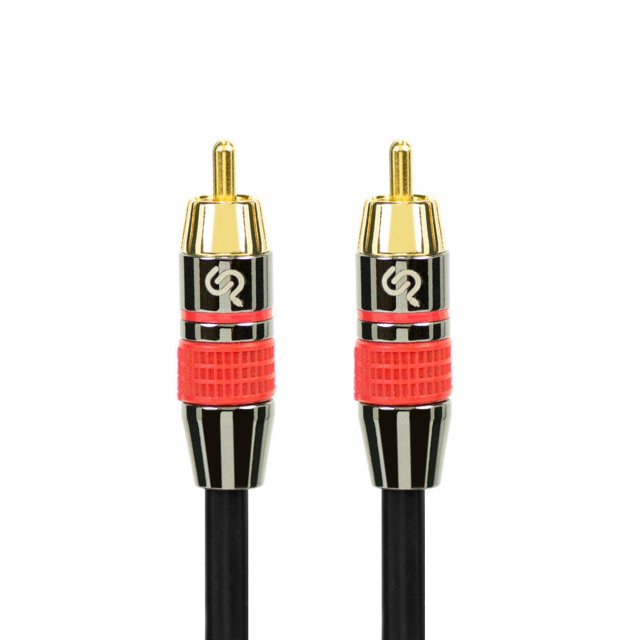 PrimeCables Coaxial Cables Audio Video RCA Cable M/M RG59U 75ohm Gold connector For SPDIF Digital Coax Subwoofer & Composite Video