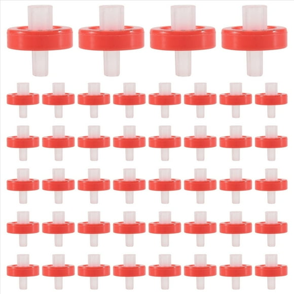 100 Piezas Filtro de Jeringa PTFE, Filtro de Laboratorio de Jeringa DiáMetro de Membrana de 13 Mm, TamañO de Poro de 0,22 μM, HPLC