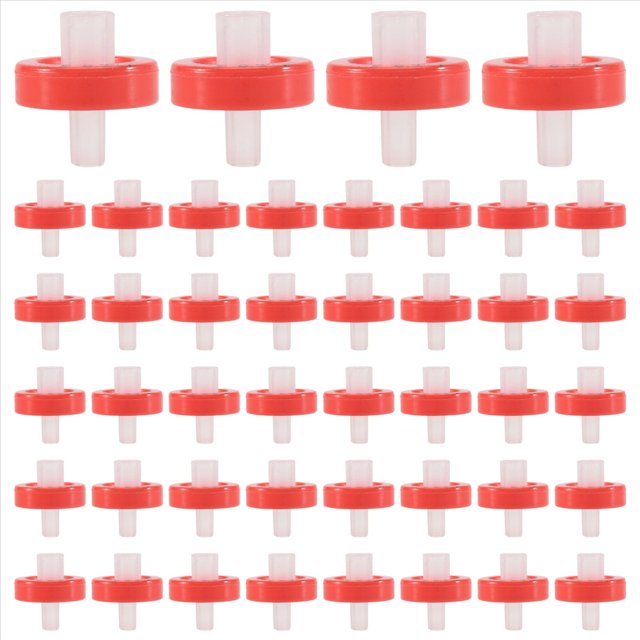 100 Piezas Filtro de Jeringa PTFE, Filtro de Laboratorio de Jeringa DiáMetro de Membrana de 13 Mm, TamañO de Poro de 0,22 μM, HPLC
