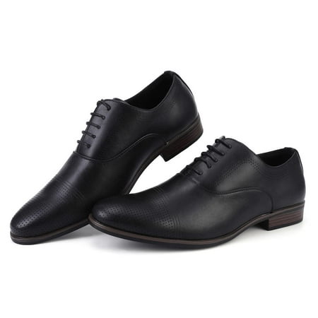 

Oyang Men s Dress Shoes Mens Oxford Shoes Leather Stylish Lace-up Wingtip Brogues Business Casual Formal Derby Shoe