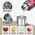 thumbnail image 3 of 20 Oz Chihuahua and Flower Florals Coffee Tumbler Double Wall Insulated Stainless Steel Water Bottle | Metal Reusable Thermoses Flask with Cup Cap | Leak & Sweat Proof with Anti-Dust Lid, 3 of 7