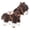 Black, variant on Pleasant Textured Horse Key Organizers In 7 Colors For School Bag And Car Adornment