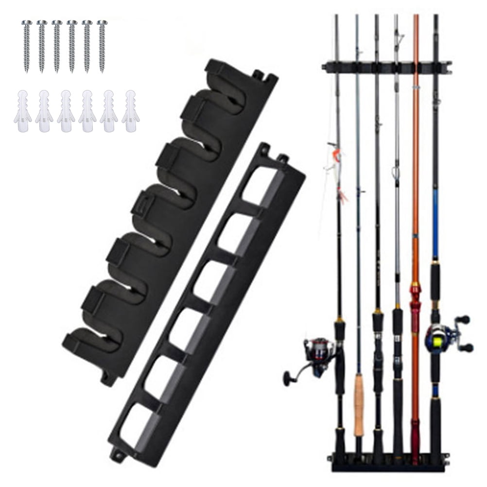 Horizontal Fishing Rod Holder Wall Mounted Fishing Rod Rack Great