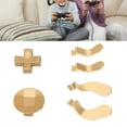 thumbnail image 4 of 4 paletas de gatillo y 2 almohadillas D intercambiables, almohadillas D de metal fáciles de reemplazar, paletas amarillas para Xbox One Elite Series 2 Ecomeon no, 4 of 6