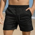 thumbnail image 6 of YLSDY Men's Linerless Workout Shorts 5'' - Lightweight Quick Dry for Running Sports Athletic Gym with Pockets Black M, 6 of 9