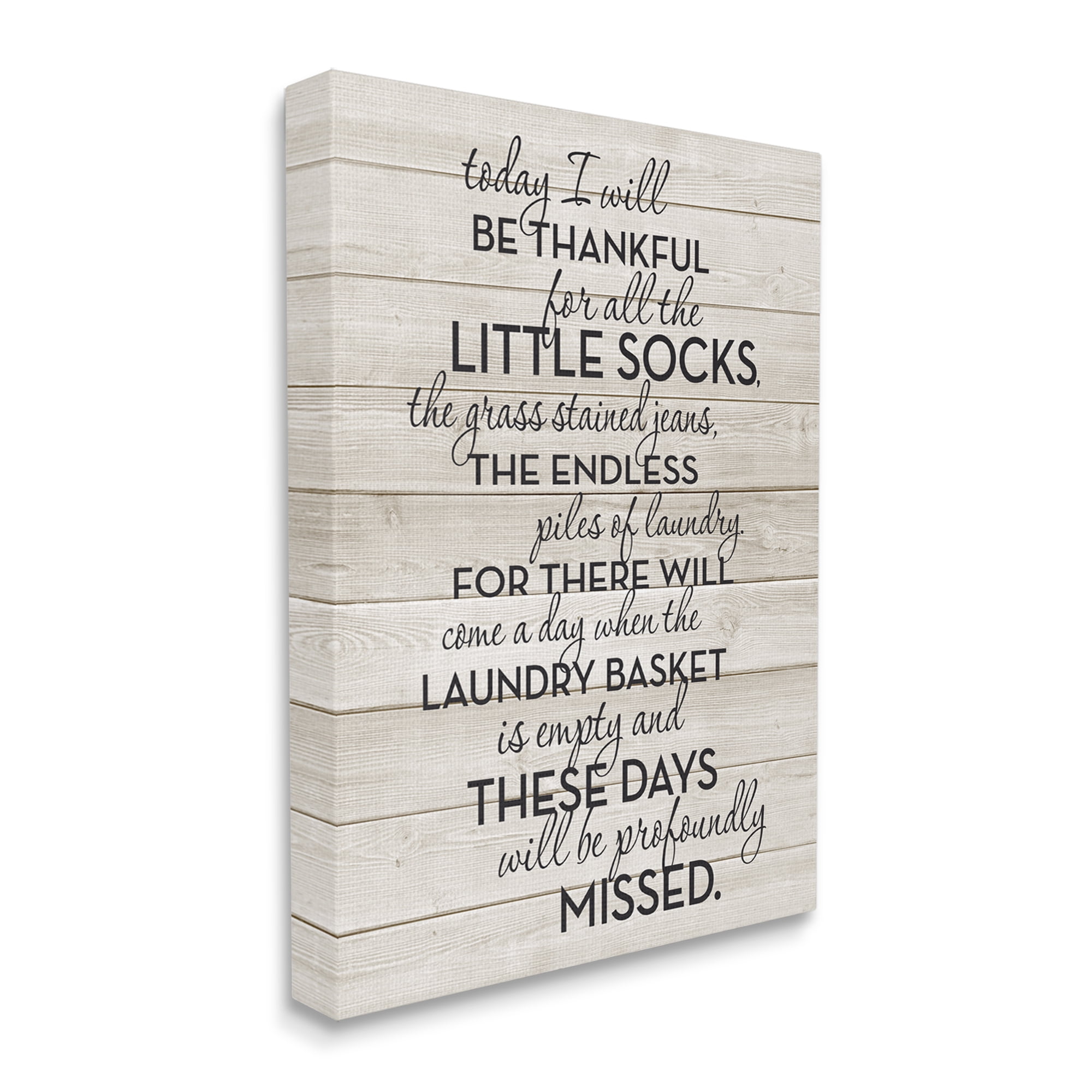 Stupell Industries Rustic Parenting Phrase Inspirational Painting Gallery Wrapped Canvas Art Print Wall Art, 16 x 20