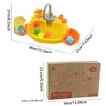 thumbnail image 3 of Kitchen Sink Toy with Running Water, Animal Theme Play Dishwasher, Role Play Pretend Play Kitchen Accessories, Automatic Water Circulation, Educational Toddler Toy, 3 of 8