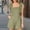 Army Green, variant on Wesltd Women Rompers Ruffle Summer Loose Short Jumpsuit with Pockets