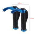 thumbnail image 5 of Cubiertas de goma Soidarity para manillar de bicicleta Ciclismo de montaña ergonómica azul OD0553-03, 5 of 5