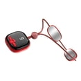 thumbnail image 2 of Masajeador de cuello inteligente con colgante, masajeador de cuello eléctrico de pulso, 19 niveles, 6 modos, portátil, para columna cervical, color rojo, 2 of 13
