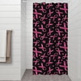 thumbnail image 2 of Breast Cancer Shower Curtain 36"x72" ,Bathroom Decorative Shower Curtains Set with 12 Hooks,Modern Waterproof Washable Shower Curtain, 2 of 6