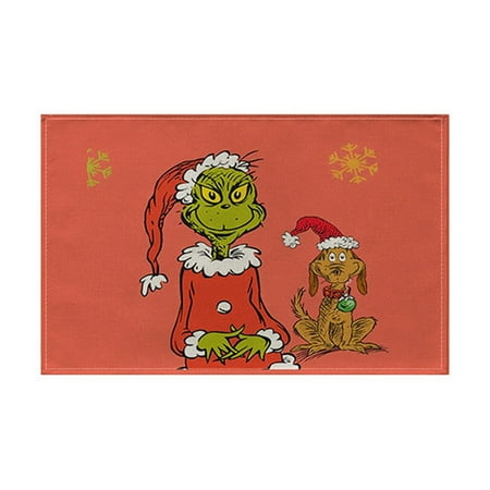 

Weekly Deals! Cartoon Printed Rectangular Dining Mat Water Cup Mat Cute Dining Mat Suitable for Placing Plates (Buy 1 get 1 for Free!)