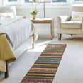 thumbnail image 6 of Ottomanson Non-Slip Hallway Runner Rug 1'10" x 7' Perfect for High Traffic Areas, Multi Stripes, 6 of 8