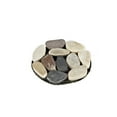 thumbnail image 1 of Ensemble de 6 sous-Verres Ronds en Pierre Plate, 1 of 2