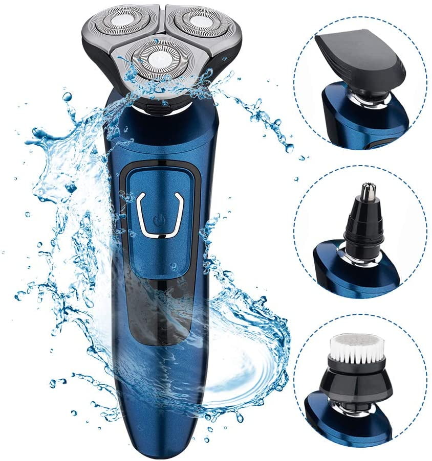 Electric Shaver for Men 4 in 1 Wet & Dry Mens Rotary