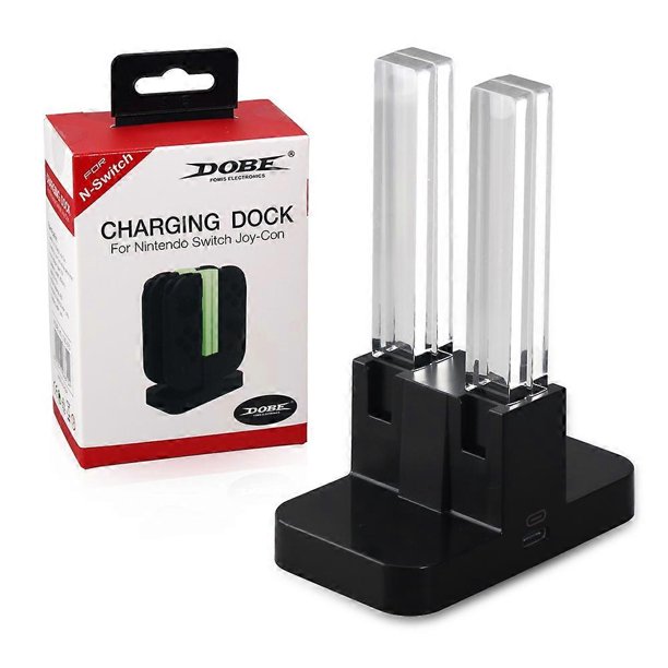 g1b DOBE TNS-875 Four Charging Dock Charger Stand for Nintendo Switch T3E Joy-Con