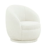 Free Shipping! Better Homes & Gardens Kids Swivel Chair Cream Faux Shearling 360-Degree Rotation - Walmart.com