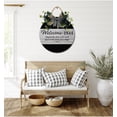 thumbnail image 5 of Welcome-ish Sign for Front Door Hanging Seasons Sign Outdoor Rustic Round Wood Wreaths Wall Decor Farmhouse Porch Wreaths Decorations Housewarming Gift, 5 of 6