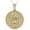 Yellow Gold Finish, variant on Real Genuine 3.00 Cwt Moissanite Diamond Hip Hop Zodiac Astrology Birth Sign Lucky Taurus Bull Horoscope 14K Gold Finish Pendant Charm Set