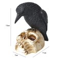 thumbnail image 2 of Cuervo Negro De Halloween, Esqueleto Realista, Adorno De Cuervo, Accesorio De Casa Embrujada Para Decoración De Fiesta Advancent HA037494-00, 2 of 6