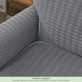CHUN YI 1 Piece Stretch Houndstooth Sofa Slipcover Couch Cover (Gray