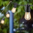 thumbnail image 6 of Yi Lighting 27ft Solar-Powered Outdoor String Lights with 12 LED Bulbs Weatherproof for Patio, Porch, Deck, Party Garden, 6 of 7