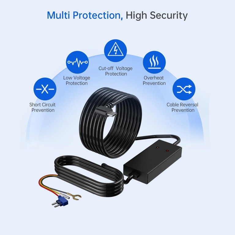 Kit De Cableado Para Relé VSR De 110A 12V/24V - 10 Metros, Para Furgonetas Y Caravanas, UK