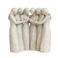 thumbnail image 5 of Hand-Painted Sisters Resin Figurine - Friendship Statue for Women, Perfect Sister Birthday Gifts & Friendship Day Presents, Decor for Desk Bedside Living Room (Six Sisters), 5 of 6