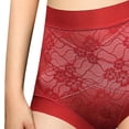 thumbnail image 4 of Ropa Interior de Tanga de Cintura Alta para Mujeres de Cintura Media a Alta Encaje de Cadera de Hielo Romántico Ligero Ropa Interior de Tanga Transpirable, 4 of 5