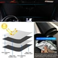 thumbnail image 3 of Canvcle Windshield Sun Shade for Toyota RAV4 2013 2014 2015 2016 2017 2018 Window Shade Sun Visor Protector Foldable Blocks UV Rays Keep Your Car Cooler, 3 of 6