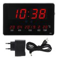 thumbnail image 2 of Reloj LED Con Calendario Perpetuo, Alarma De Mesa Colgante Para El Hogar, 2 of 7
