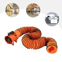 Miumaeov Blower Exhaust Fan 10-Inches 320W 1518 CFM High-Velocity Portable Ventilator Low Noise with 32.8ft Duct Hose Fume Extractor for Home Job Site