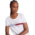 thumbnail image 3 of Camiseta Tommy Hilfiger para mujer, corte regular, logotipo bordado, 3 of 5