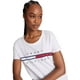 thumbnail image 3 of Camiseta Tommy Hilfiger para mujer, corte regular, logotipo bordado, 3 of 5