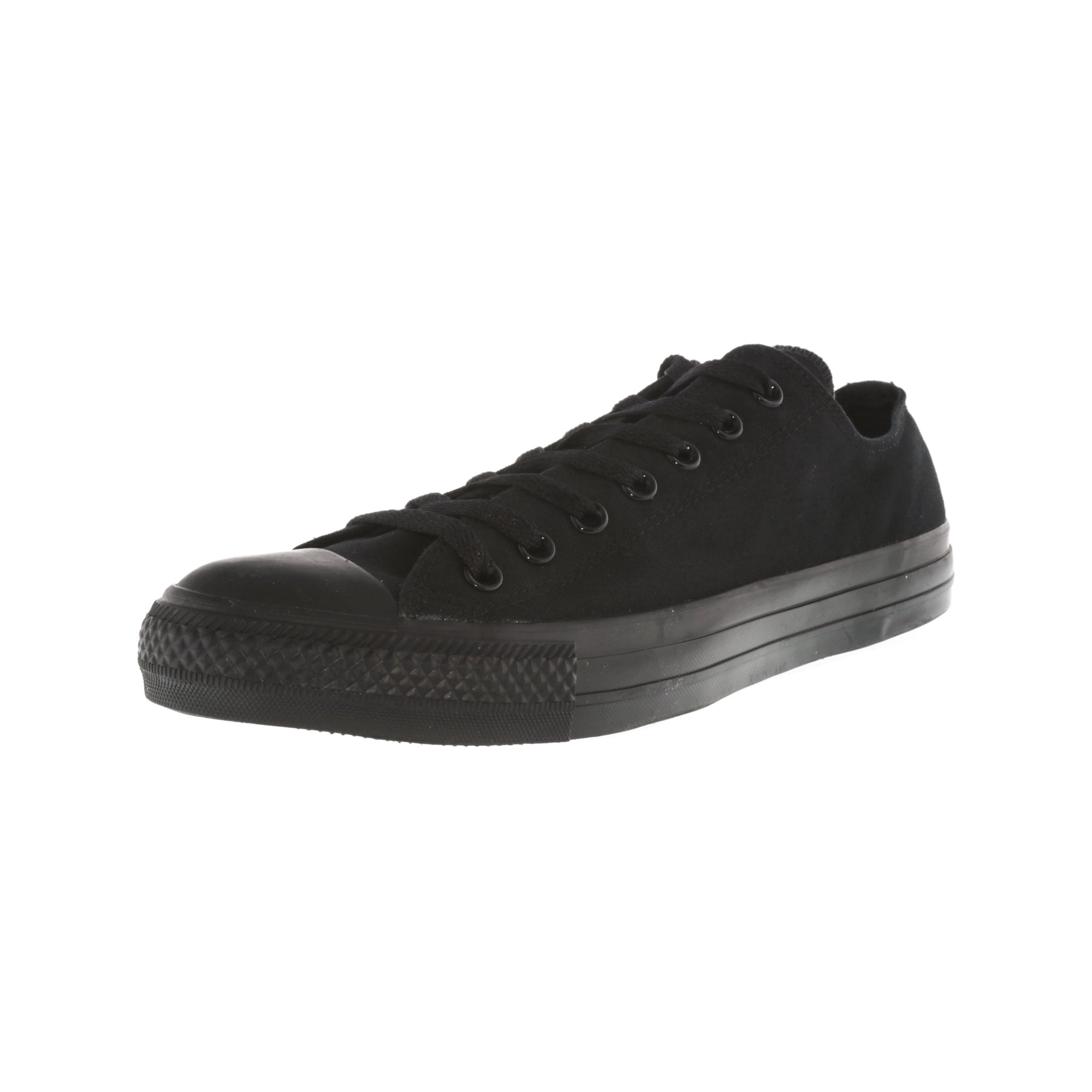 Converse Chuck Taylor All Star Ox Black Monochrome Ankle High Fashion Sneaker 10M 8M