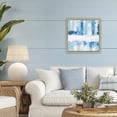 thumbnail image 3 of Stupell Industries Contemporary Blue Abstract Visionaries Gold Floating Frame Canvas Art, 18 x 18, by Irena Orlov, 3 of 7