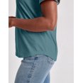 thumbnail image 4 of Hanes Originals Women's Cotton T-Shirt, Relaxed Fit Cactus XS, 4 of 5