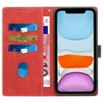 thumbnail image 3 of Dteck iPhone11 pro max Wallet Case, 6.5 Inch,Flip Folio Stitching Multicolor Leather Phone Case with Credit Card Holder for iPhone11 pro max 6.5 inch,Red, 3 of 6