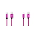 thumbnail image 2 of Injueey Caliente en 2019 5V2.4A Cable Micro USB Cable de USB de teléfono móvil de carga rápida trenzado de nailon para Nº 1 2piezas, 2 of 5