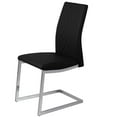 thumbnail image 2 of Canadian Askar Dining Chair Black and Silver (Set of 2), 2 of 2