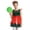Green, variant on Zaldita Kids Girls Christmas Santa Claus Dress Xmas Elf Outfit Velvet Dance Tutu Dress Fancy Dress Up Red 10