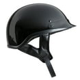 thumbnail image 3 of FUEL Adult Motorcycle Half Helmet, Dot Approved, Gloss Black, Medium, 3 of 11