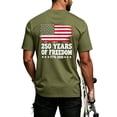 thumbnail image 5 of 4th of July Shirts for Men 2026 Independence Day Short Sleeve Crewneck Patriotic Shirt America Flag Graphic Tee Shirts, 5 of 5