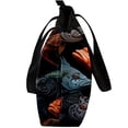 thumbnail image 4 of Fish Canvas Leather Mix Hand Bag with Twill, Sponge, Jeanette Material | 30x10.5x39cm/11.8x4.1x15.4in Size, 4 of 5