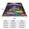 thumbnail image 3 of Sikiie Colorful Mushroom Ultra-Soft Micro flannel Blanket Luxury All Seasons Warm Blanket for Bedding Sofa and Travel (4 sizes)-80"x60", 3 of 7