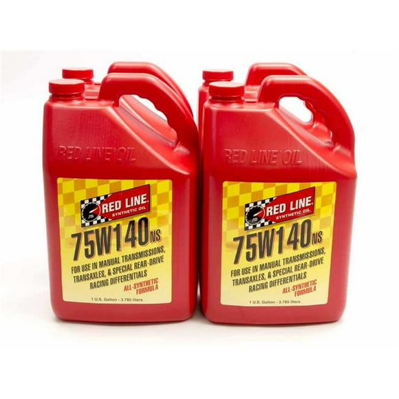 Redline Oil RED57125 75W140 NS GL-5 Huile pour Engrenages - 1 gal - Caisse 4