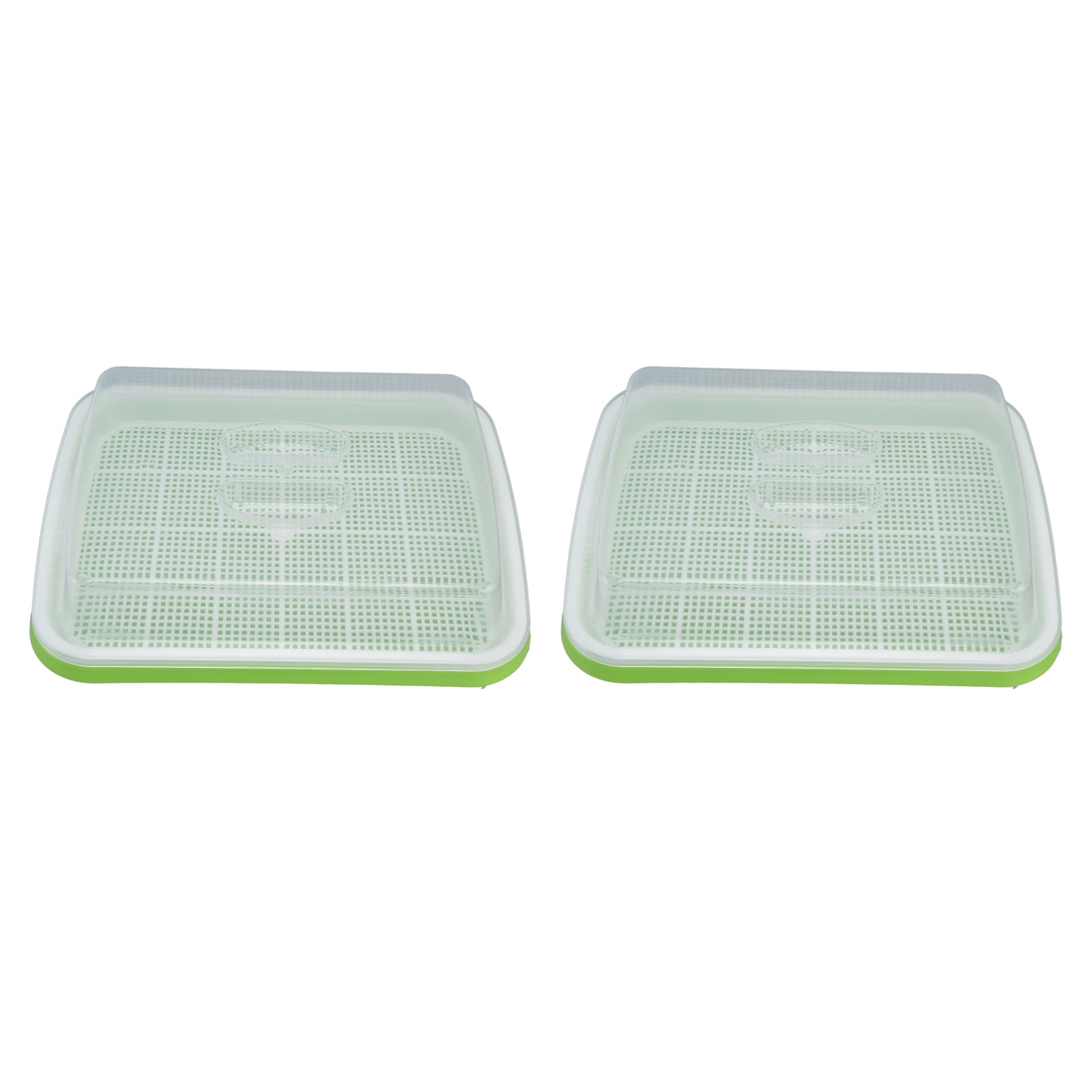 Fugacal Sprouting Tray Transparent Lid Dense Small Holes Fine