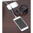 thumbnail image 7 of Heaviest Cable Organizer on the Market! Compact Weighted Desktop Cord Holder (White) ENVISIONED, 7 of 7