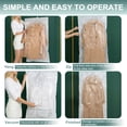 thumbnail image 5 of Hanging Pocket Vacuum Storage Bags with Electric Pump, 6PCS (3 Jumbo/3 Large) Space Saver Closet Organizer, Vacuum Garment Bags for Hanging Clothes to Reduce Wrinkles for Suits, Jackets and Bedding, 5 of 8