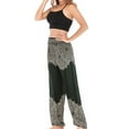 thumbnail image 6 of IROINNID Women's Pants Relaxed Print Fashion Casual Hippy Harem High Waist Trousers Beach Pants Legging, 6 of 9